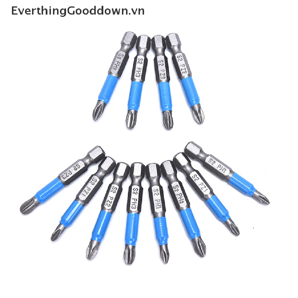 Bộ 12 Mũi Khoan Điện Một Mặt Chống Trượt PH 50mm