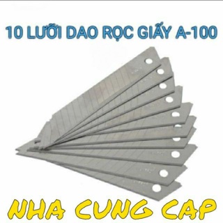 (GIÁ HỦY DIỆT) 5K/10 LƯỠI DAO RỌC GIẤY LỚN A100