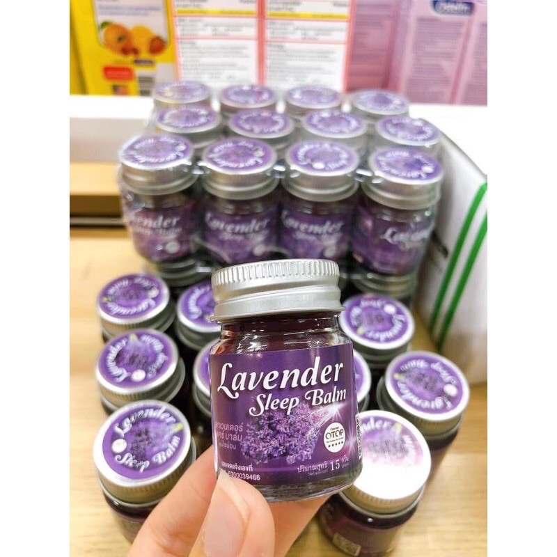Dầu Cù Là Giúp Ngủ Ngon LAVENDER SLEEP BALM 15g - Thái Lan