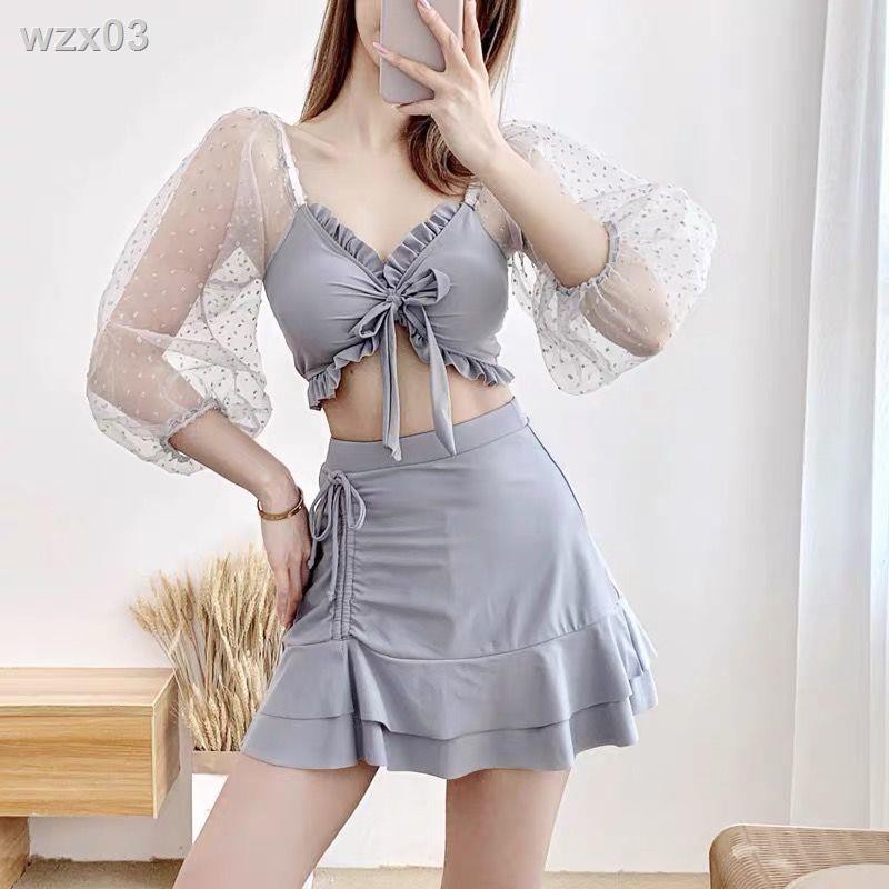 Áo tắm suối nước nóng mới 2020 nữ váy dài hai mảnh sexy kiểu bikini phù hợp cho học sinh che bụng và gầy | BigBuy360 - bigbuy360.vn
