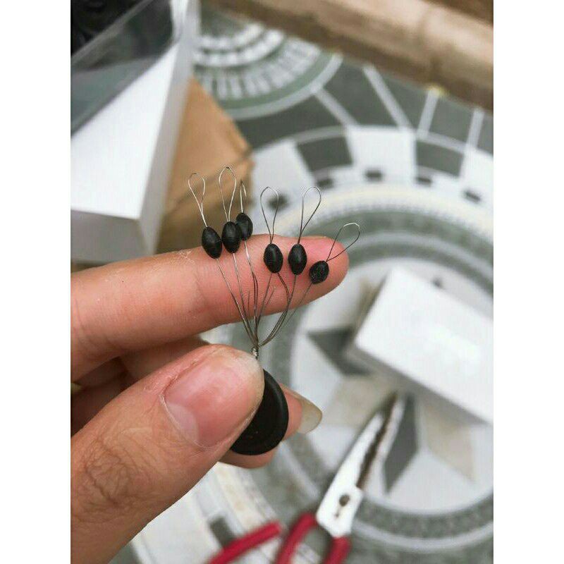 Hạt chặn phao câu cá 6 hạt loại đẹp -giá rẻ-