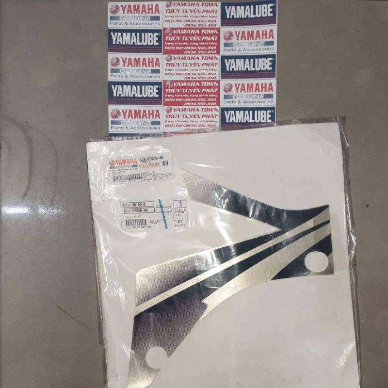 Tem xe đen 1121yamaha chính hãng sirius