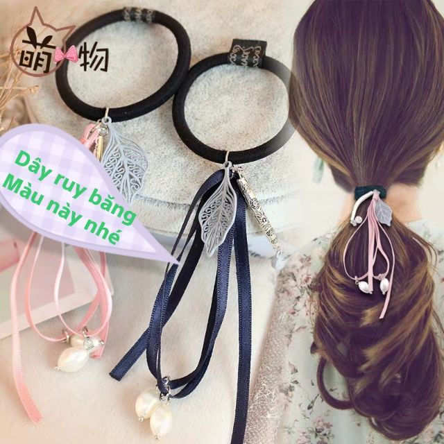1m Dây RUY BĂNG lụa bản 7mm