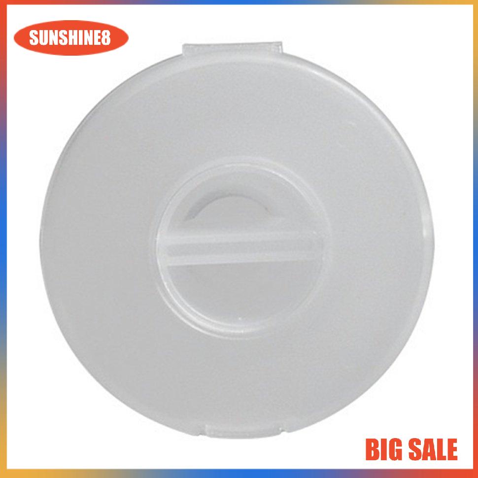 【SUN】Cable Winder Storage Box Portable Round USB Data Cord Line Holder Container