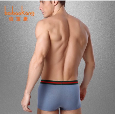 MỚI-Hộp 3 sịp ĐÙI nam boxer hộp xanh co giãn 4 chiều thấm mồ hôi