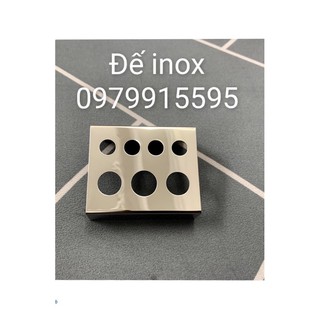 Đế inox, đế 4lỗ, đế tròn, đế sillicon /dcpx _dùng để đựng mực trong phun xăm