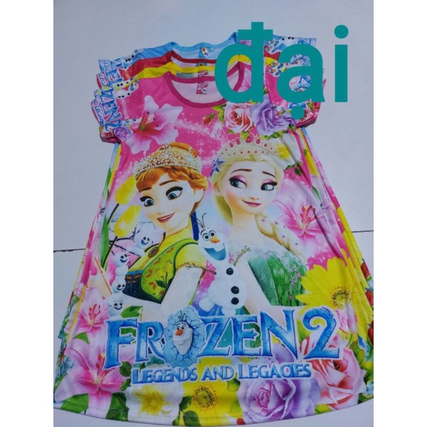 Đầm thun lạnh 3d