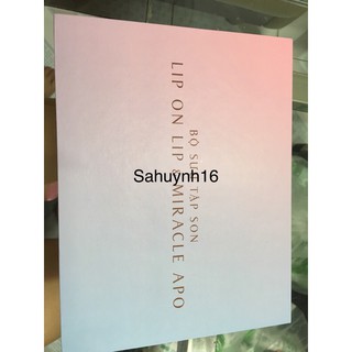 bảng son 48 màu lip on lip & miracle apo năm 2021