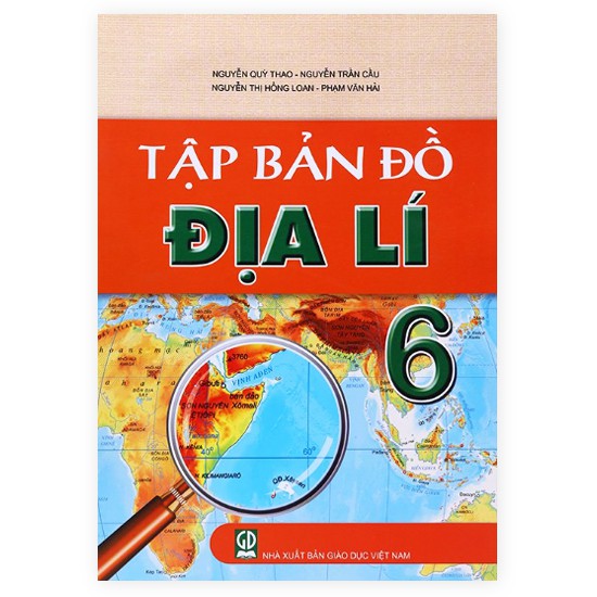 Sách - Tập bản đồ Địa lí 6 (màu)