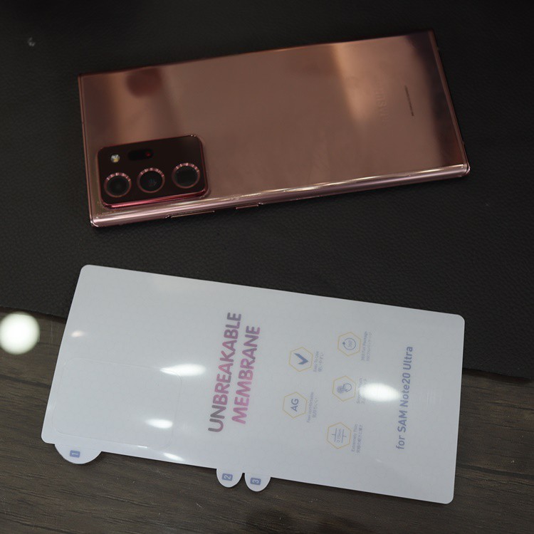 Dán mặt sau Galaxy Note 20 Ultra - dán dẻo trong hoặc nhám mờ