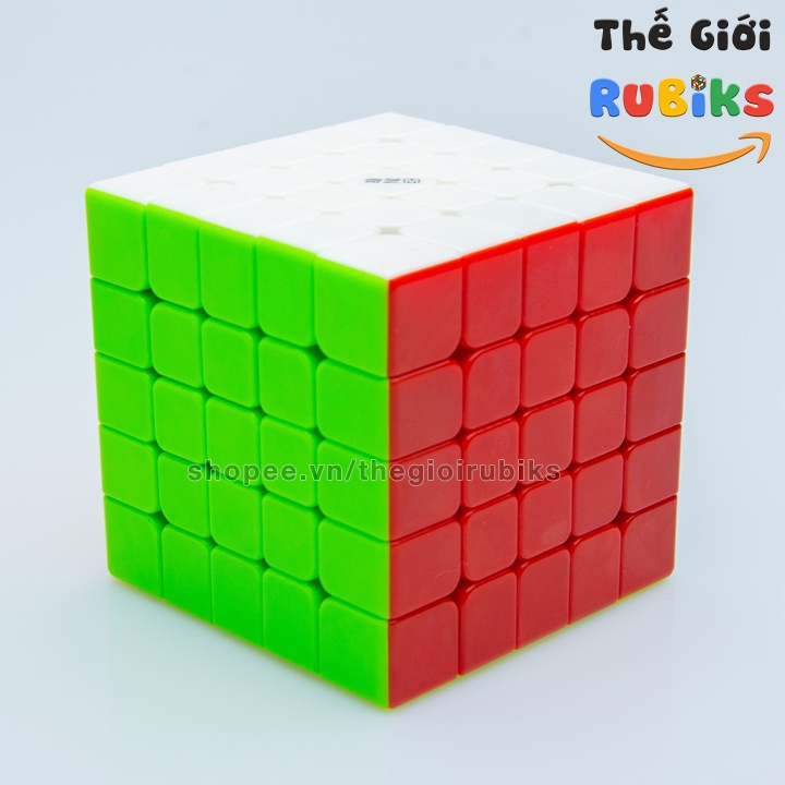 Hộp Combo 4 Rubik QiYi MS Cube 2x2, 3x3, 4x4, 5x5 Có Nam Châm Cao Cấp