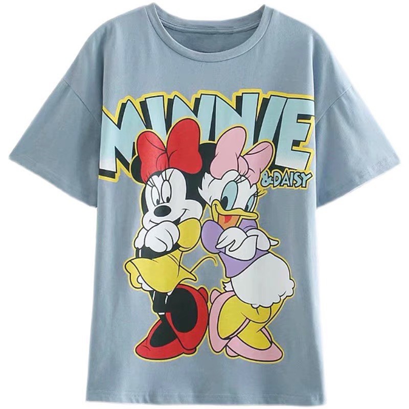 AN533 - ÁO PHÔNG MICKY VỊT XANH