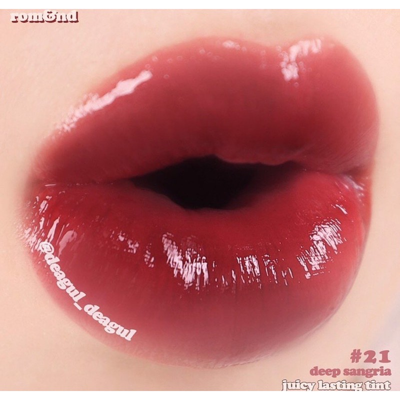 Son Tint Lì Cho Môi Căng Mọng Romand Juicy Lasting Tint Ripe Fruit