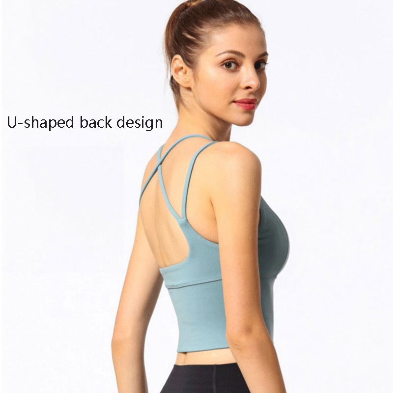 5 Color Lululemon Yoga Top Lingerie Sports Bras with Pads