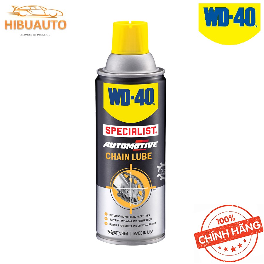 Dầu sên và xích WD-40 Chain Lube 360ml 35102