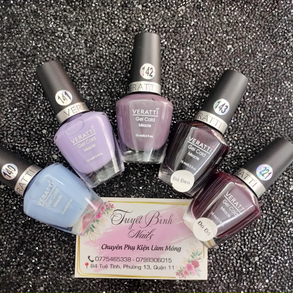 Sơn gel lạnh cao cấp không cần hơ máy hiệu VERATTI - MS