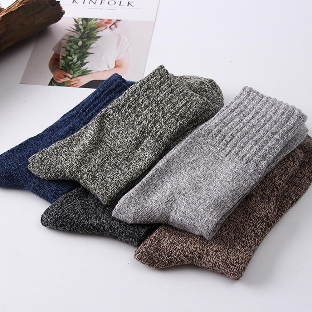 Tất Len Dày Giữ Nhiệt Màu Hồng