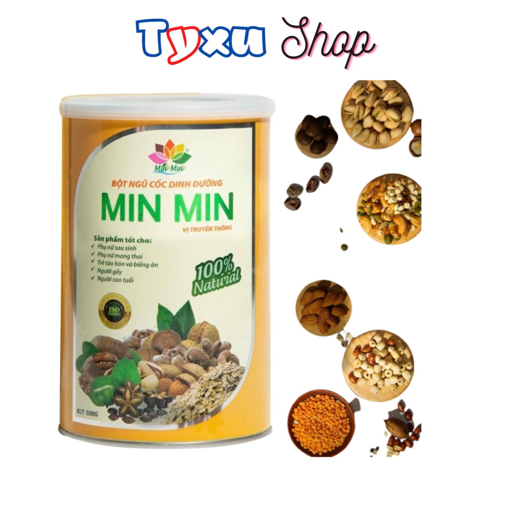 Minmin Ngũ Cốc Lợi Sữa, Granola Uống Liền, Tốt Cho Mẹ Bầu, Người Già Và Trẻ Nhỏ