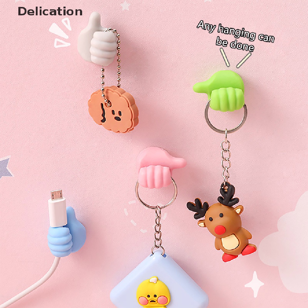 [Delication] Giá Đỡ Kẹp Dây Cáp USB Hình Ngón Cái Sáng Tạo Sản Phẩm Tốt