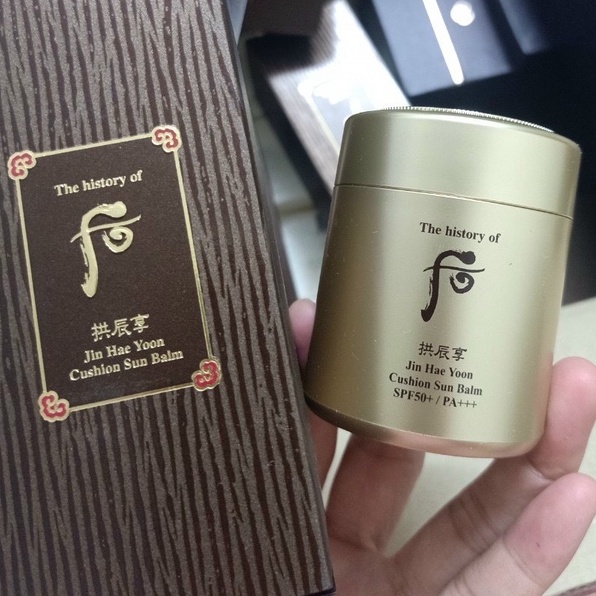 Phấn tươi chống nắng Whoo - Jin Hae Yoon Cushion Sun Balm SPF50+/PA+++