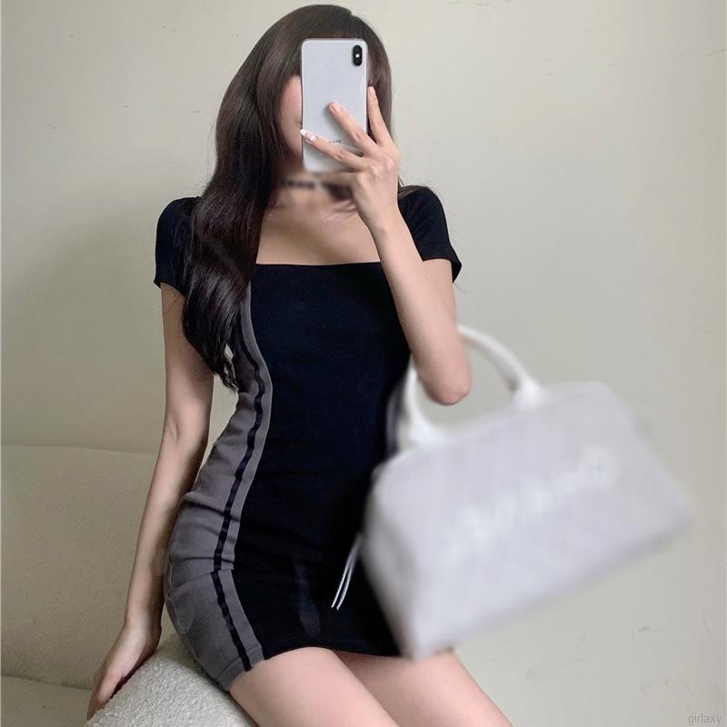 Đầm Ôm Ngắn Tay Phong Cách Hàn Quốc Dành Cho Nữ