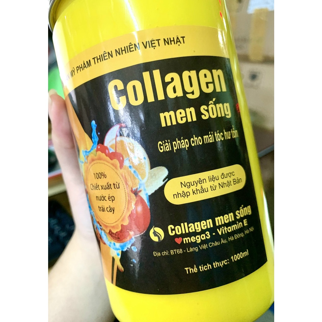 Collagen Men Sống MEGA 3 - VITAMIN E 1000ML