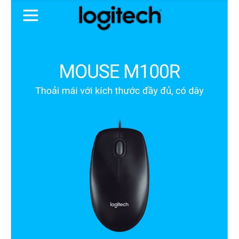 Chuột Logitech có dây M100R