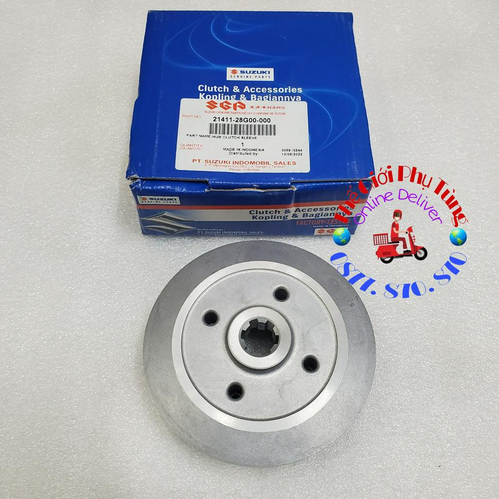 Cặp đế nồi (má nồi) Axelo zin Suzuki Indonesia - 21462-28G10-000/ 21411-28G00-000