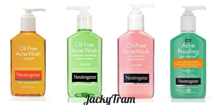 Sữa rửa mặt dạng gel Neutrogena Oil-Free Acne Wash