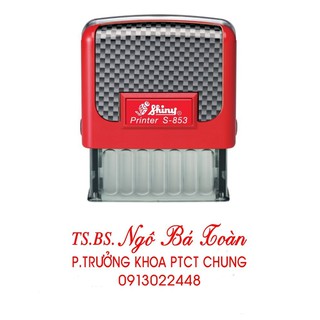 Khắc Dấu Tên + Chức Danh Shiny Giá Rẻ