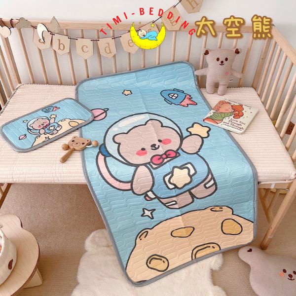 Chiếu cao su non cho bé sơ sinh – Chiếu điều hòa cho bé dày dặn, thoáng mát, kích thước 60x120cm – Timibedding