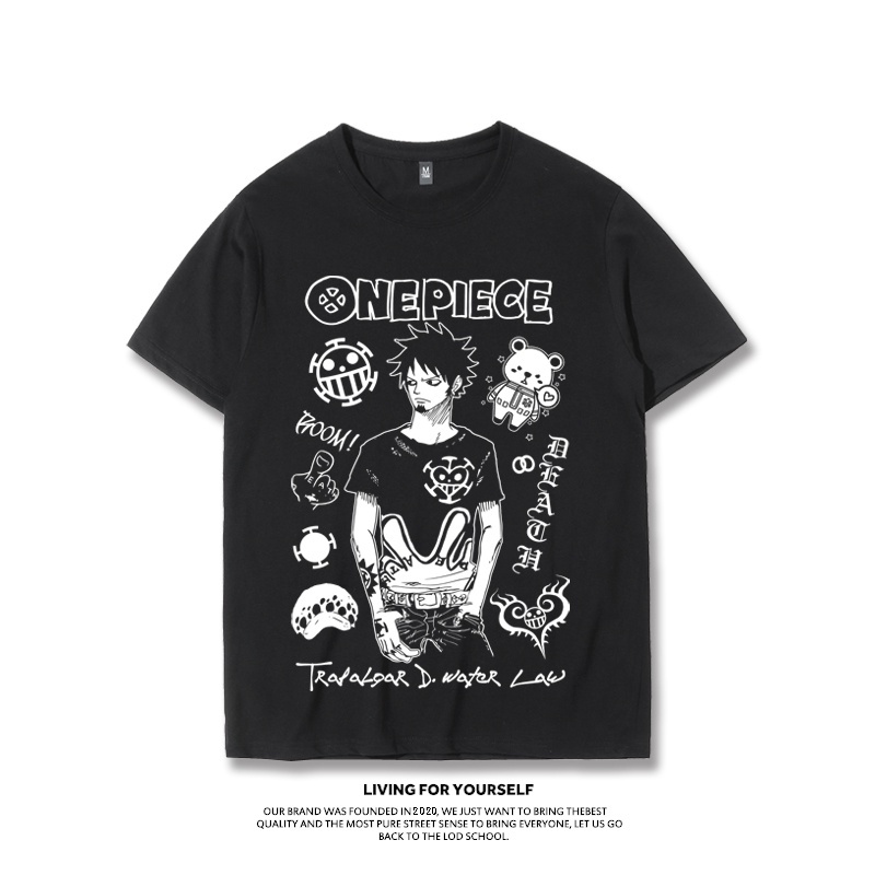 BST áo Thun One Piece Luffy T-shirt Zoro Law anime manga mẫu HOT độc đẹp giá rẻ