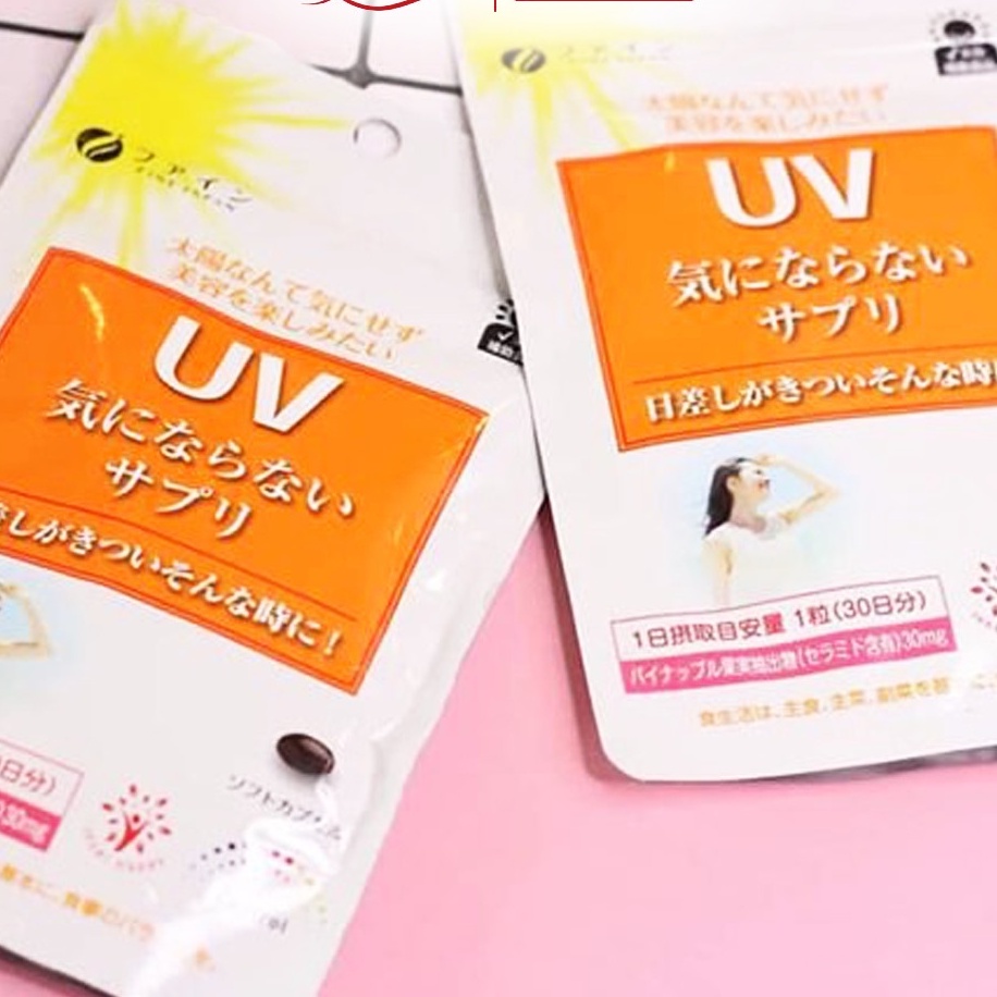 Viên uống chống nắng UV  trắng da Fine Japan 30 viên/gói