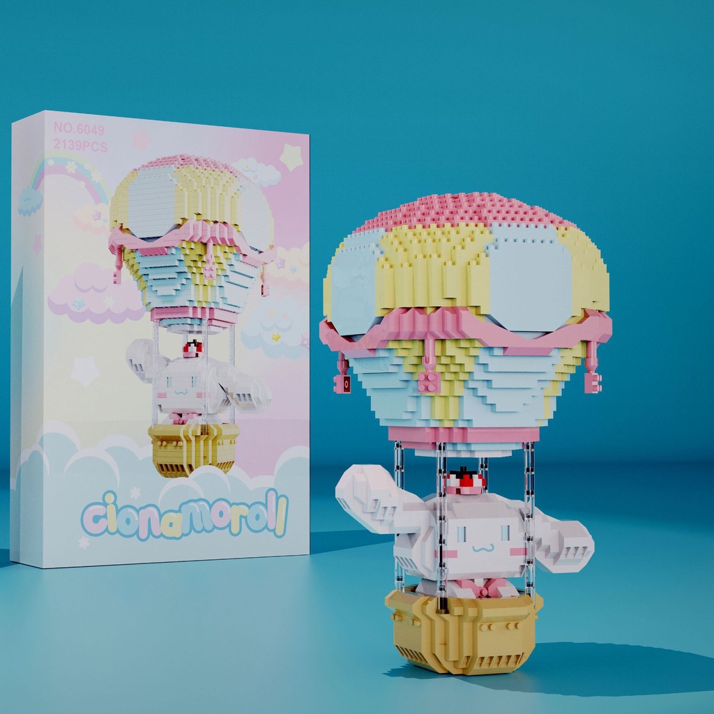 Bộ Đồ Chơi Xếp Hình 3D 1300 Mảnh Hình Chú Chó Cinnamon Cho Bé