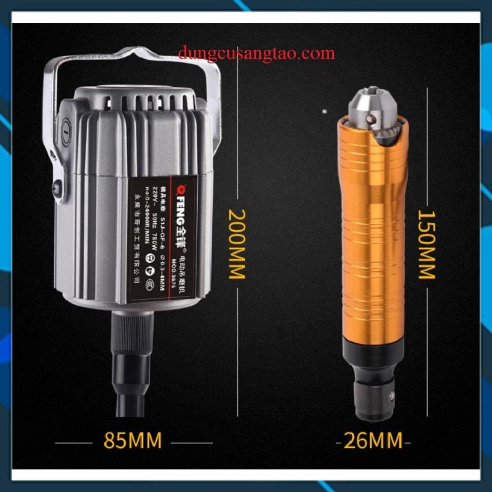 Máy mài khuôn, khoan, cắt đánh bóng dạng treo công suất lớn 780W cao cấp
