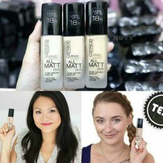 Kem nền Catrice All Matt Plus 18h