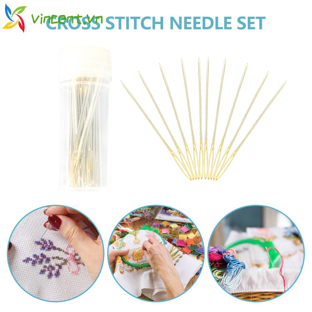 Bộ 10 Kim Thêu Thủ Công Chất Lượng Cao