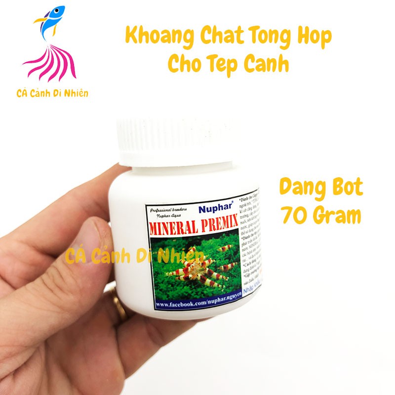 Nuphar Mineral Premix - Khoáng Chất Tổng Hợp Cho Tép Cảnh 70 gram