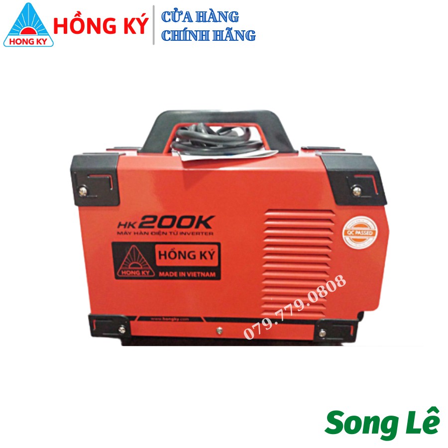 Máy hàn que điện tử Hồng Ký HK 200K - Full phụ kiện Chính Hãng