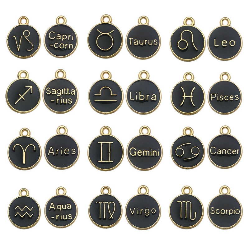 Set 12 Mặt Dây Chuyền Hình Chòm Sao Với 6 Màu