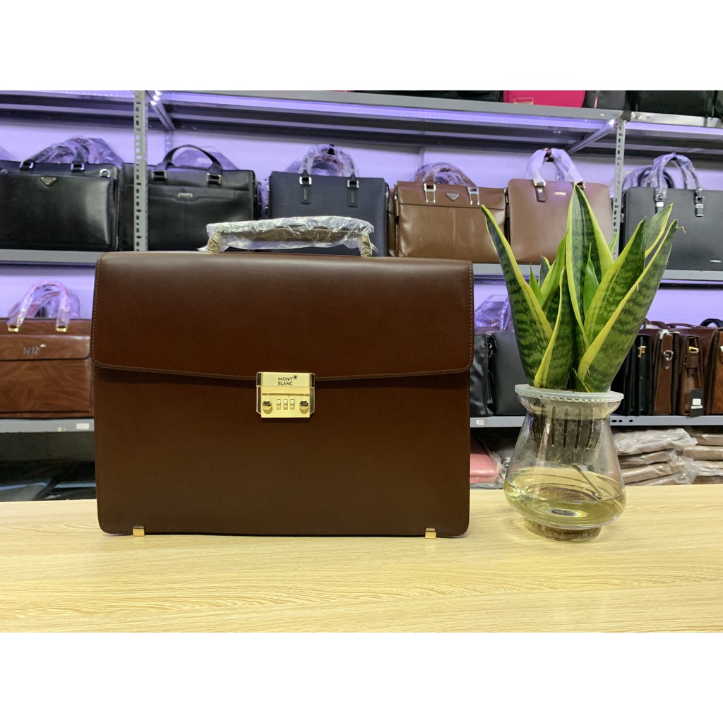 Cặp da nam khóa số cao cấp STC 7751