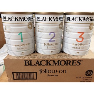 (Date 2022) Sữa Blackmores của Úc đủ số 1,2,3 mẫu mới 900g