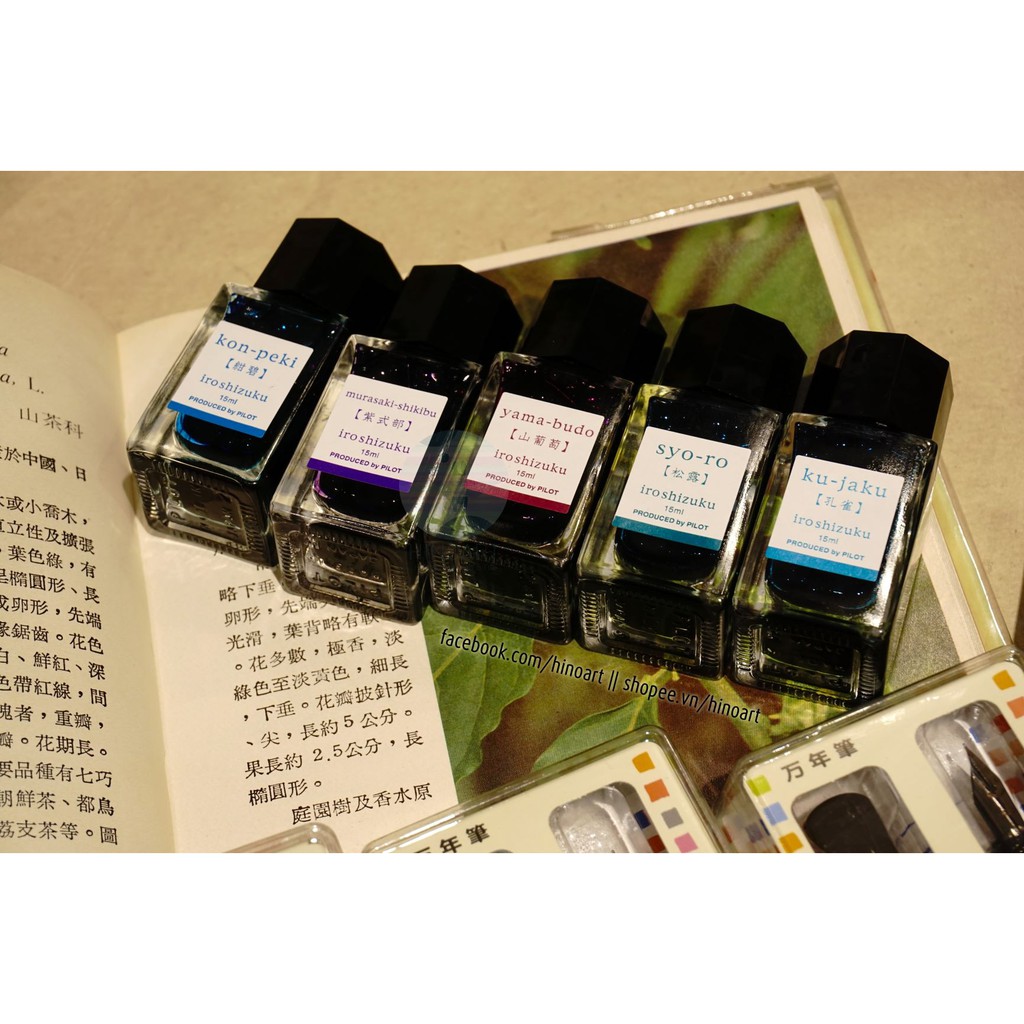 Mực bút máy PILOT Iro-shizuku 15ml