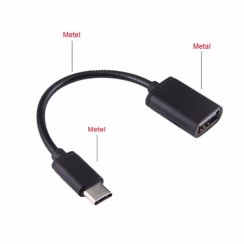 Cáp chuyển đổi USB 3.1 loại C đầu đực sang USB 2.0 đầu cái