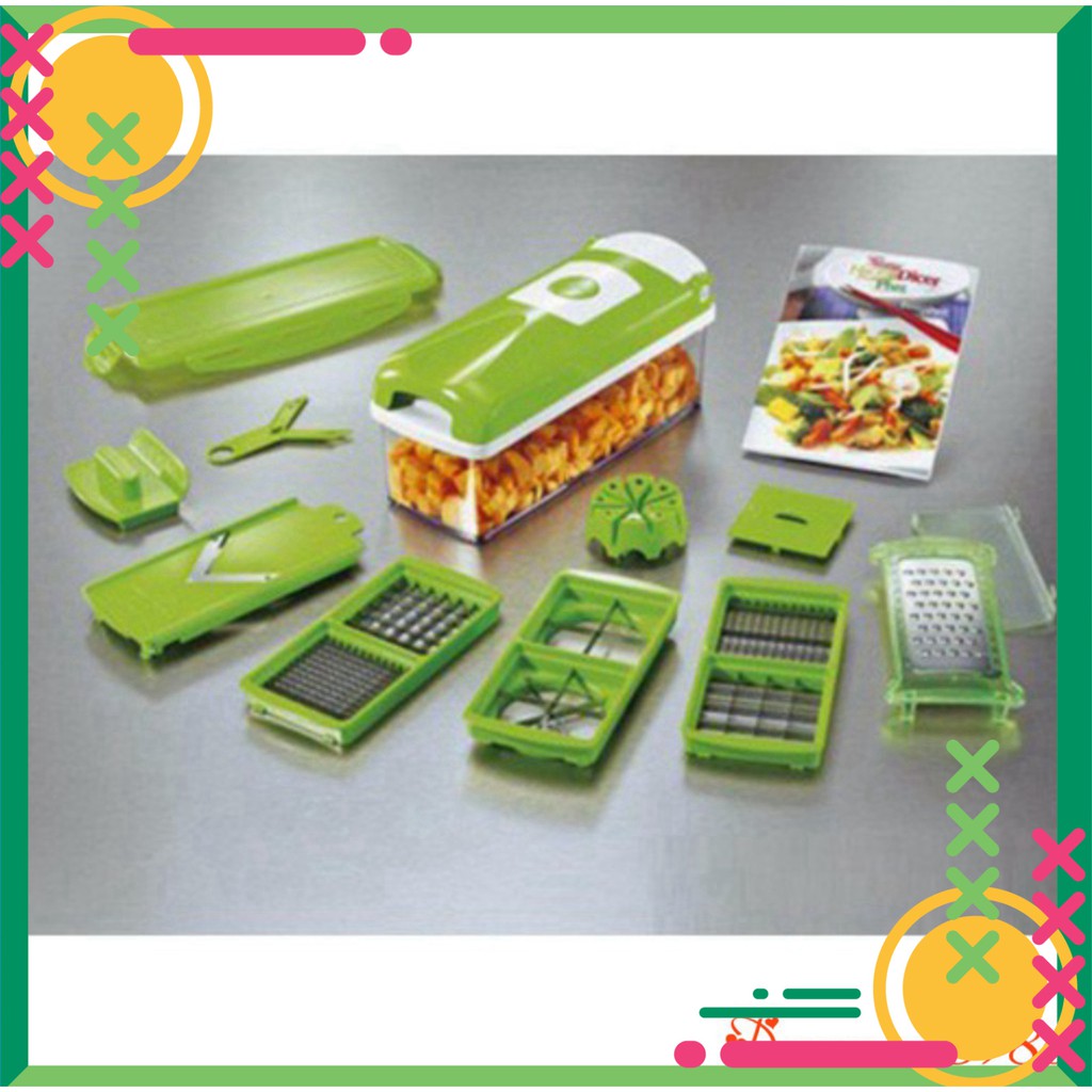 [FREE SHIP] 💥[Rẻ vô địch]💥 Bộ cắt gọt đa năng 10 món Tiện Dụng Nicer Dicer Plus💥SIÊU HOT💥