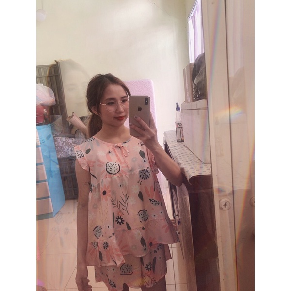 Đồ bộ tole nữ, đồ bộ đùi tole mặc nhà baby doll F21 VNXK 45-65kg siêu thoáng mát, đường may kĩ - Pigbabystore