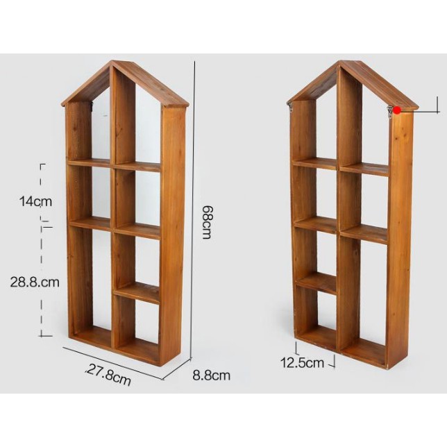 Kệ gỗ nhỏ trang trí 4 tầng