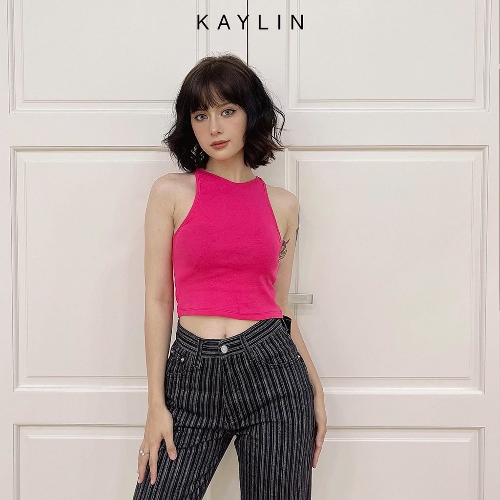 Áo thun nữ ba lỗ croptop phong cách KAYLIN - N1717