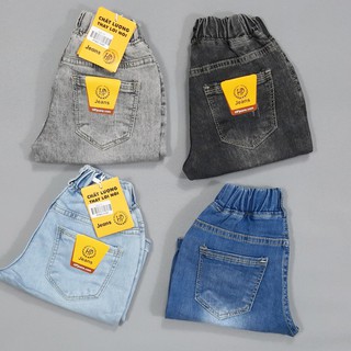Quần jean bé trai[Hàng Chính Hãng], quần bò lửng rách gối HPjeans cao cấp, cho bé trai từ 5 đến 7 tuổi