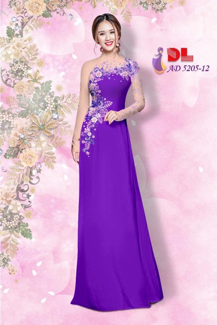 Vải áo dài giả rèn